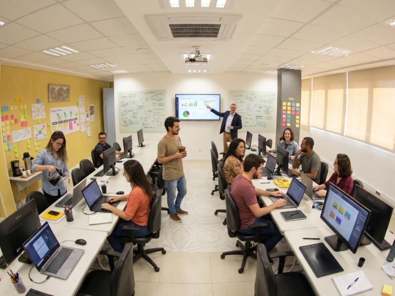 Escritórios Modernos que Potencializam Equipes em Porto Alegre